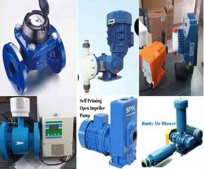 water pump motor used in water and wastewater treatment plants