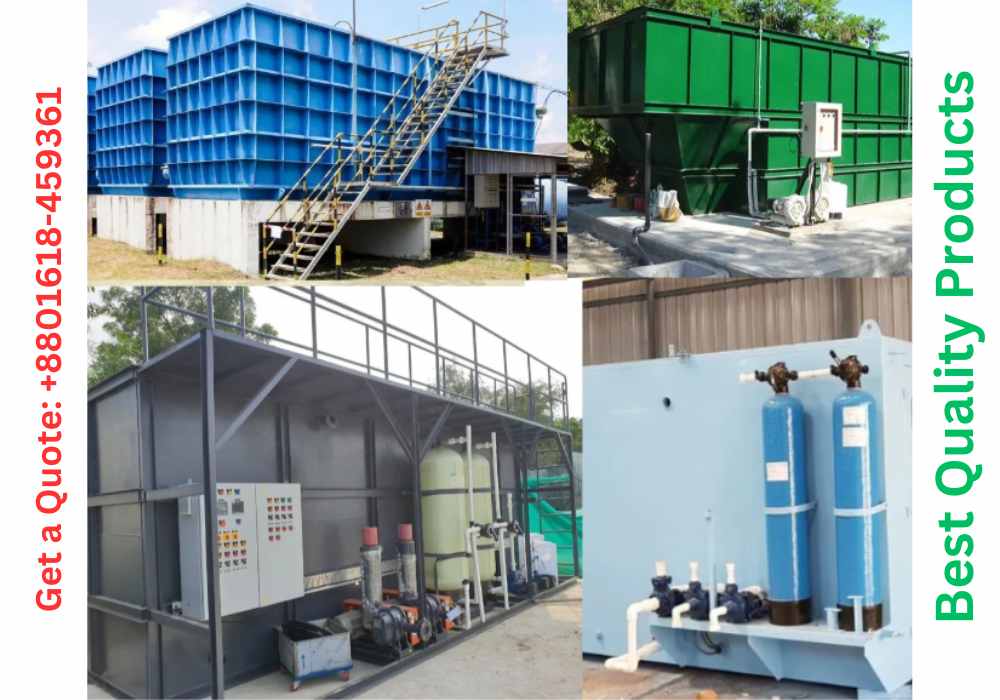 High-quality effluent treatment plant (ETP) treating industrial wastewater in Bangladesh.