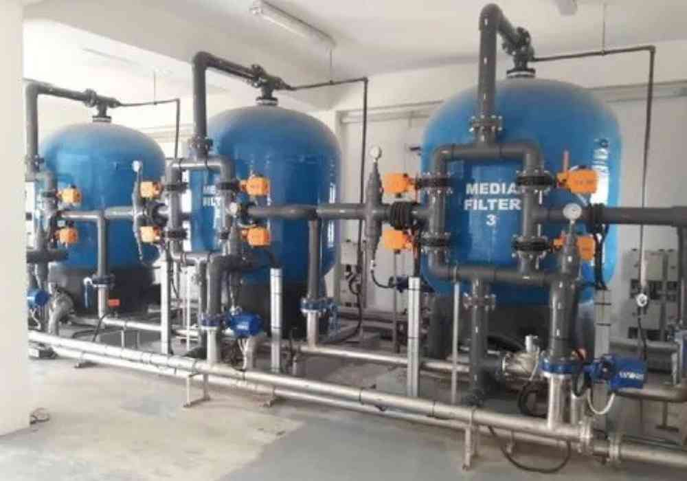 Industrial wastewater treatment plant in Bangladesh effectively removes contaminants for cleaner industrial processes.